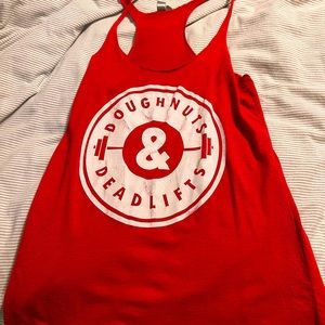 Loose fitting workout tank